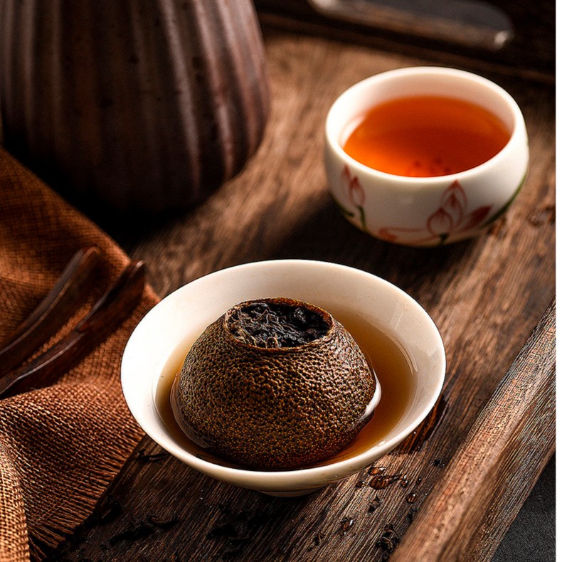 中懷【天馬產(chǎn)區(qū)】正宗新會(huì)小青柑普洱茶特級(jí)禮盒裝新會(huì)柑普茶陳皮茶葉