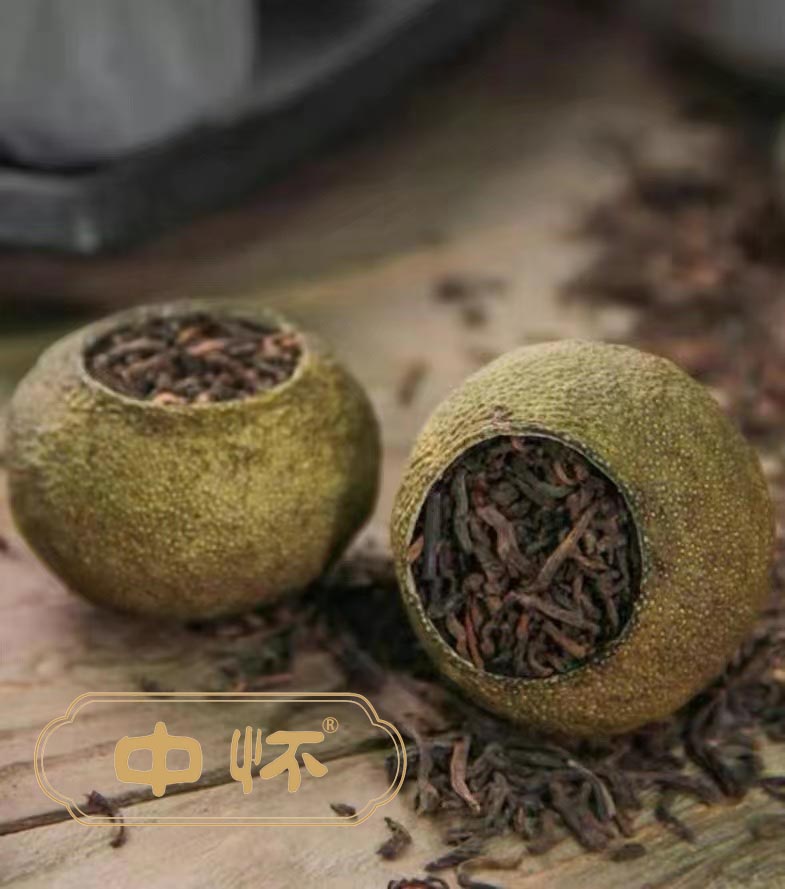 中懷【天馬產(chǎn)區(qū)】正宗新會(huì)小青柑普洱茶特級(jí)禮盒裝新會(huì)柑普茶陳皮茶葉