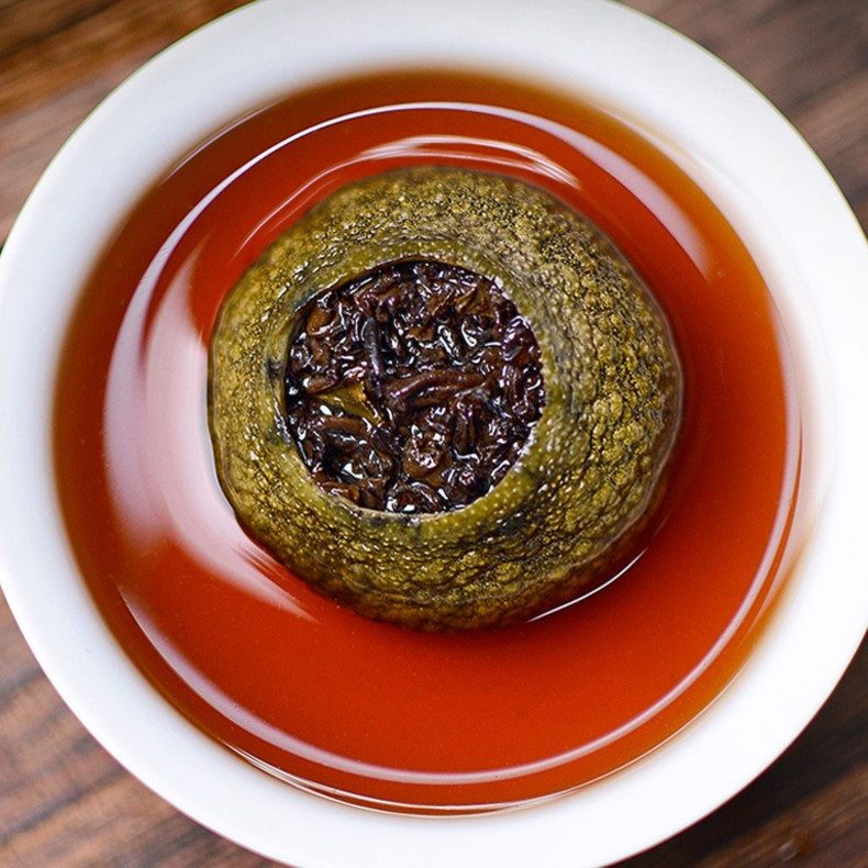 中懷【天馬產(chǎn)區(qū)】正宗新會(huì)小青柑普洱茶特級(jí)禮盒裝新會(huì)柑普茶陳皮茶葉