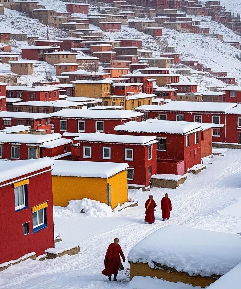 【川迹时光】色达墨石公园2-6人小团4日游 | 4天3晚深度体验川西秘境