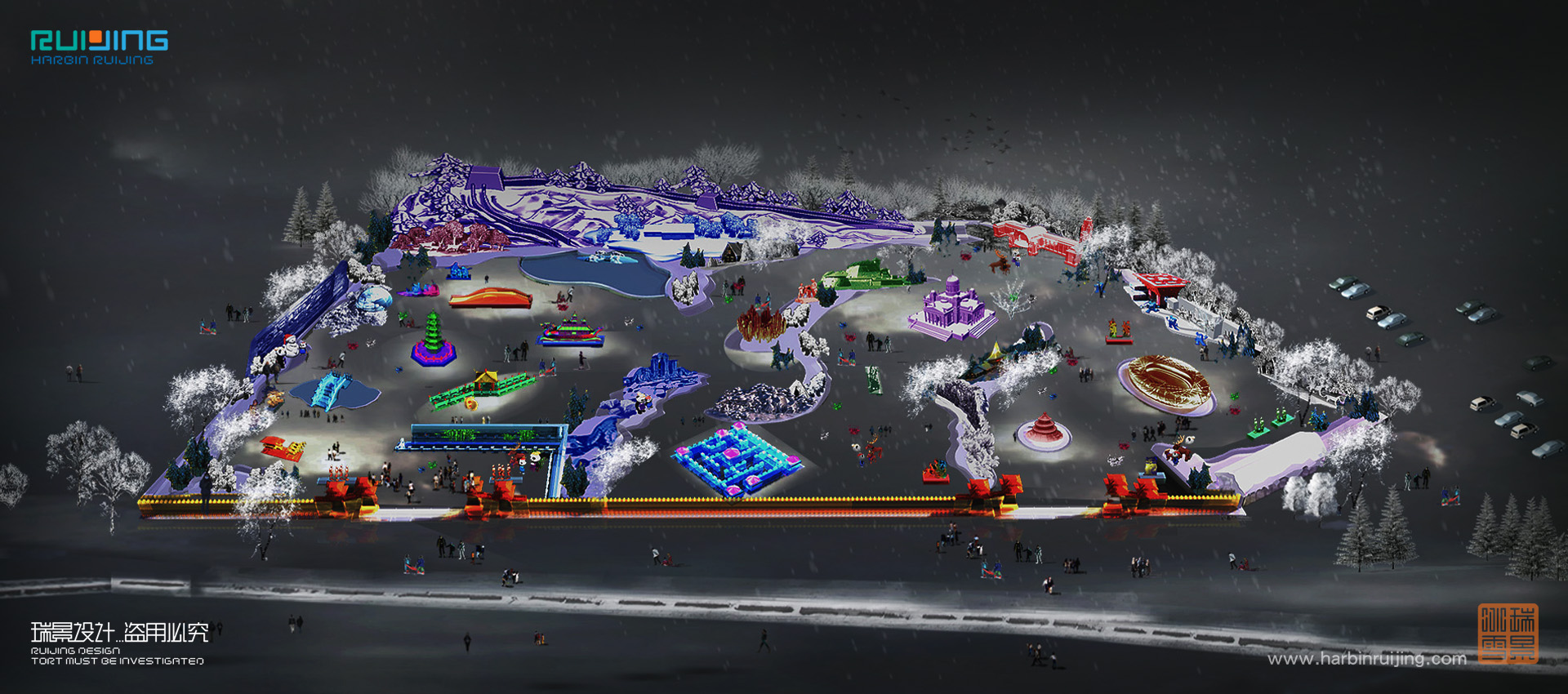 瑞景冰雪——2010年芬蘭 ICIUM冰雪主題公園冰雪藝術展工程