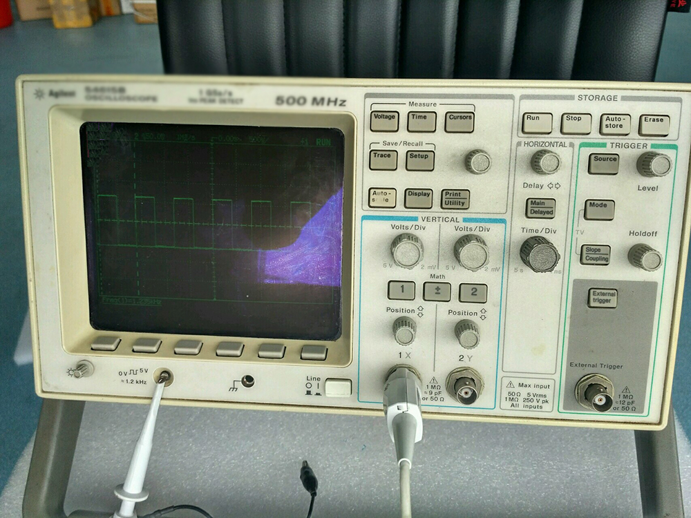 500MHz高频示波器