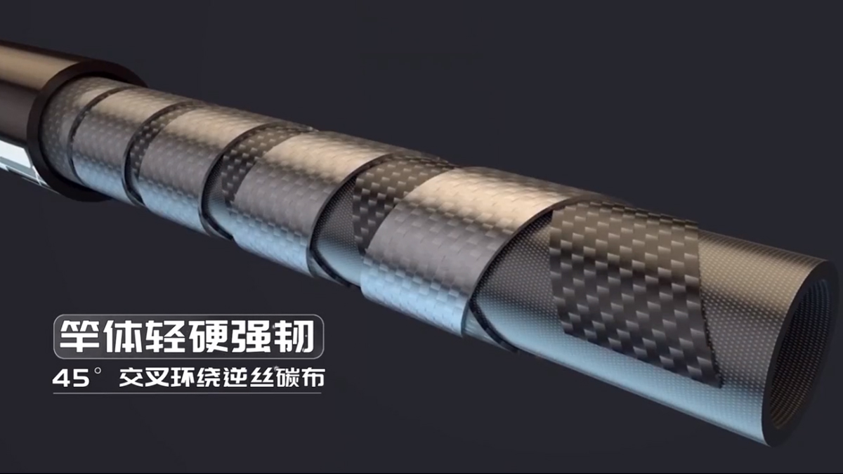 鱼竿静物展示视频