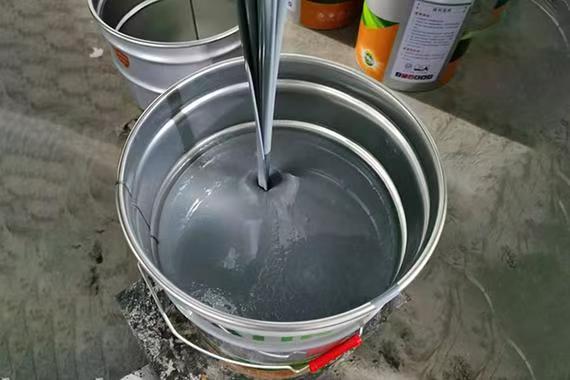 树脂玻璃鳞片涂料配备方法