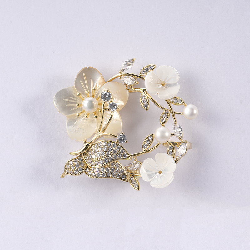 宝登花环胸针04BR0006