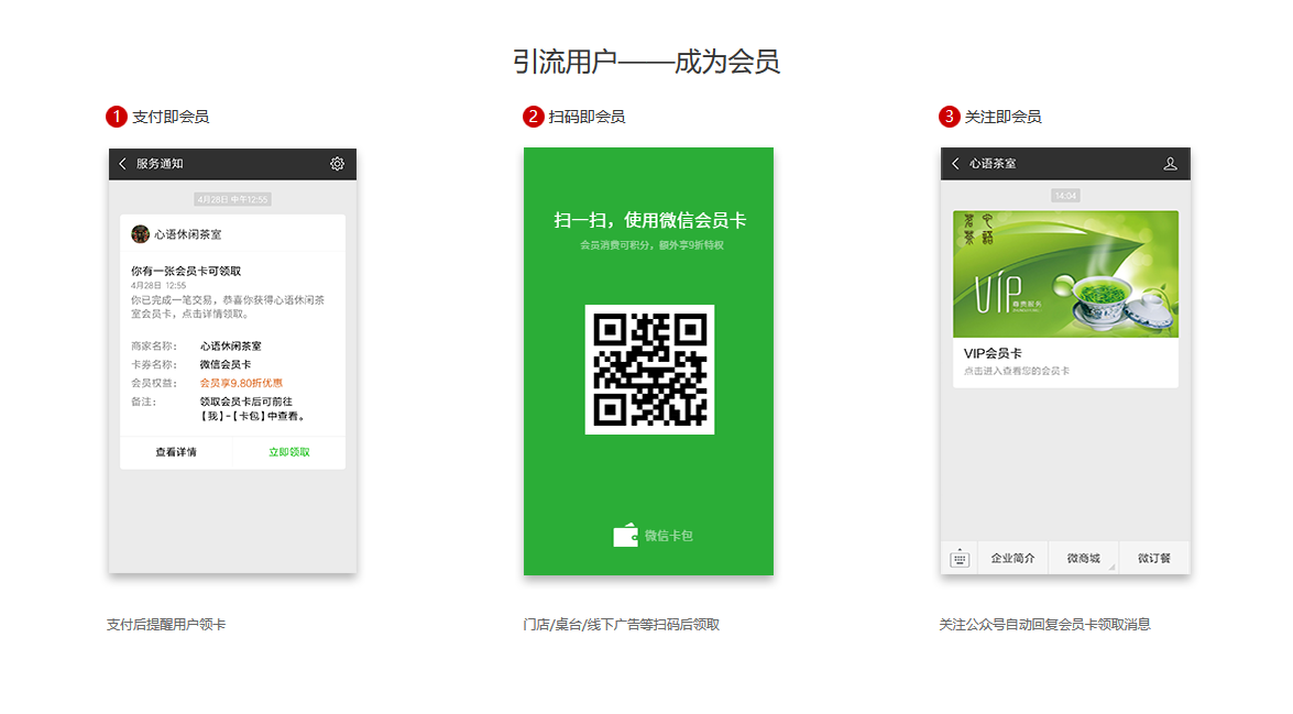引流用户——成为会员