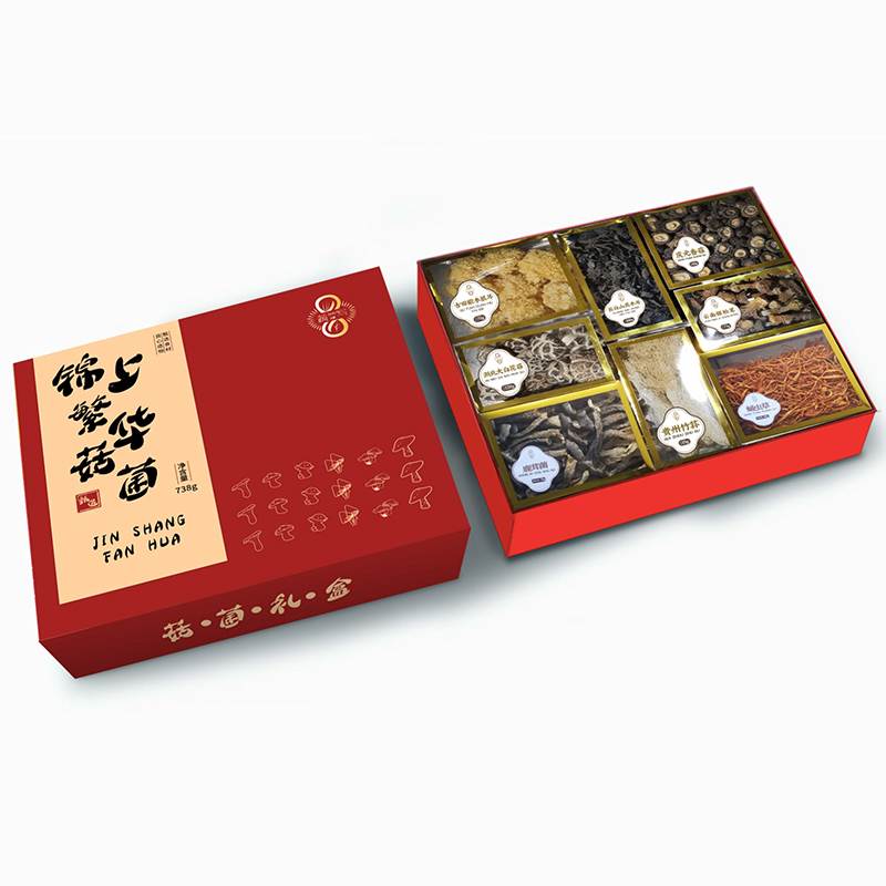 蔬写锦上繁华菇菌礼盒738g