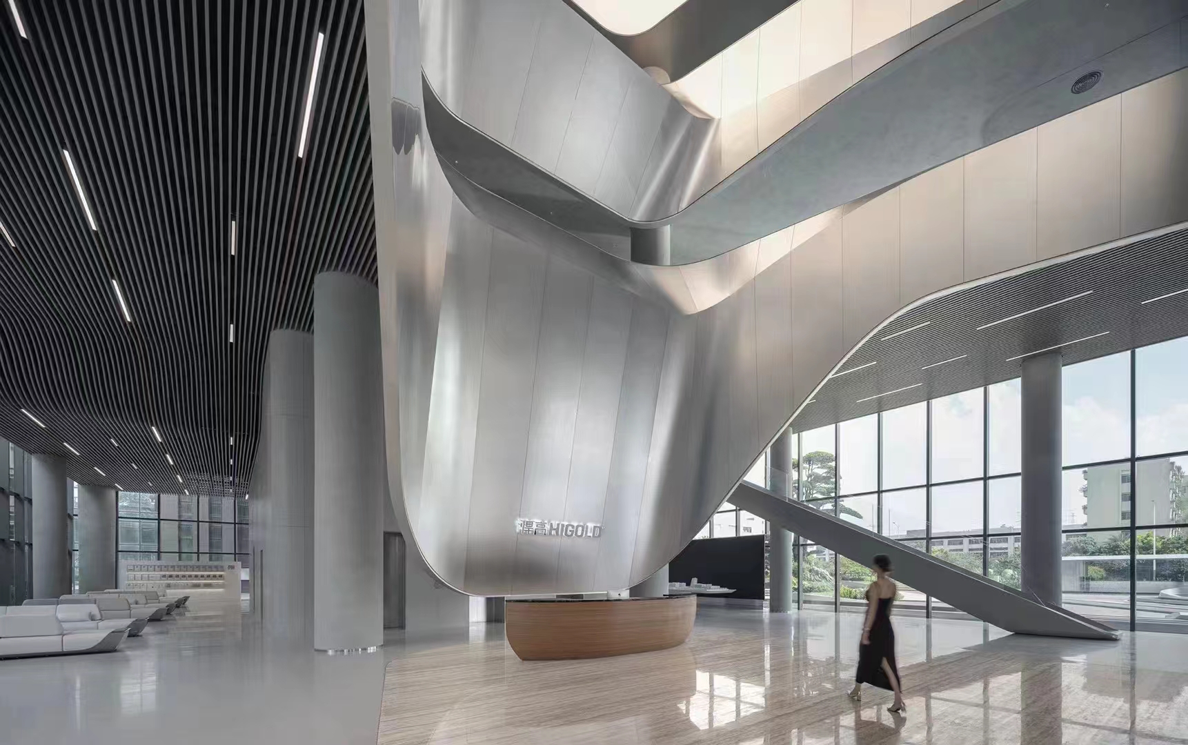 某某购物中心铝合金天花板