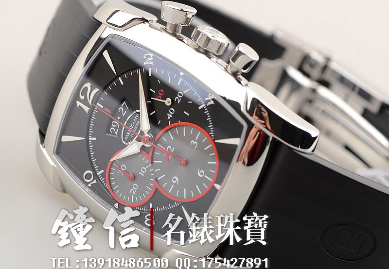 帕玛强尼精钢自动机械计时胶带男表PFC128-0001400