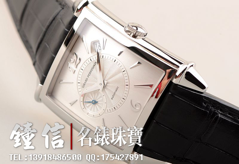 已售出【98新】GP芝柏Vintage 1945小三针日历男表25835-11-161-BA6A