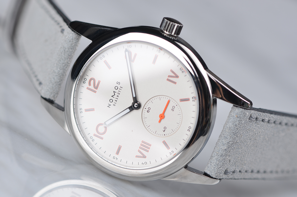 已售出【未使用品】NOMOS诺莫斯加州面小三针手上链皮带腕表708盒证齐