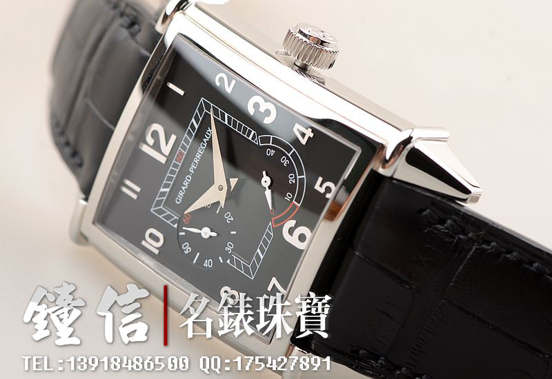 已售出【98新】GP芝柏Vintage 1945动显小三针男表25850-11-613-ba6a