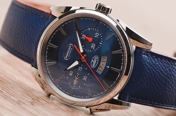 已售出【98新】帕玛强尼布加迪白金及钛飞返计时自动男表PFC329-3400600