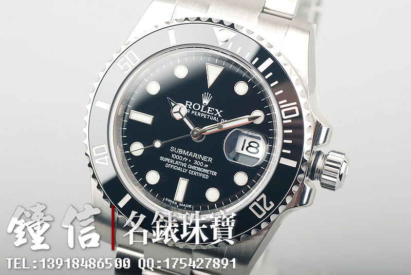 劳力士黑水鬼116610LN