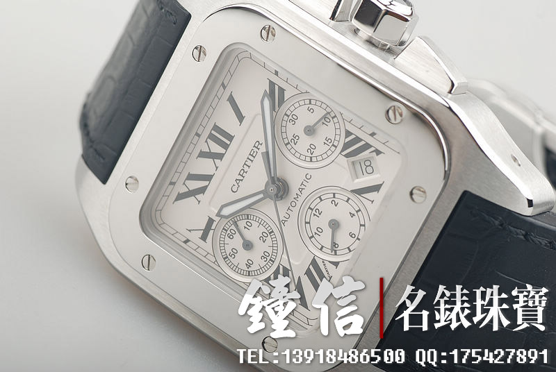 卡地亚山度士大号W20090X8
