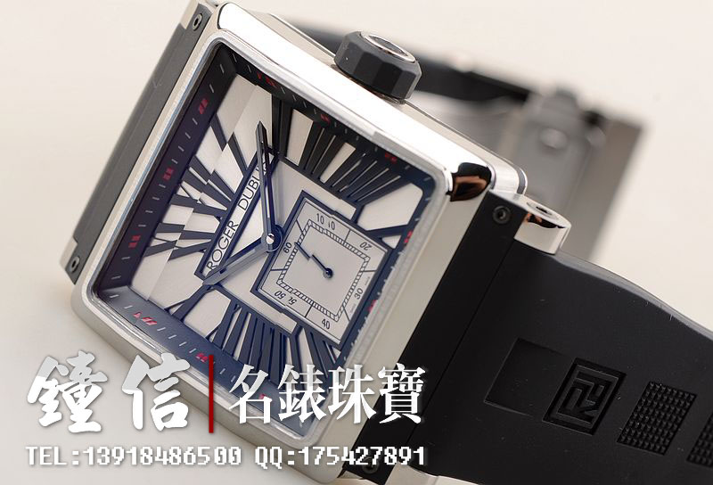 罗杰杜彼方形小三针机械男表rddbks0056