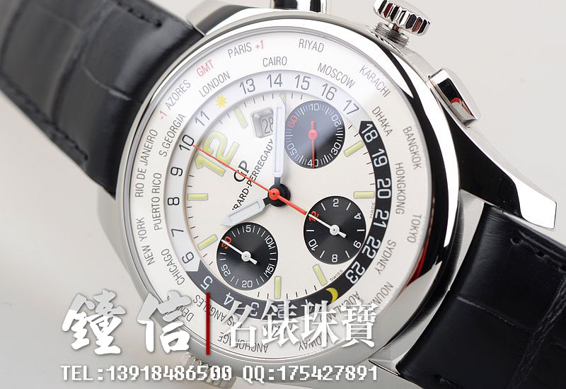 芝柏世界时间计时自动机械男表49805-11-153-BA6A