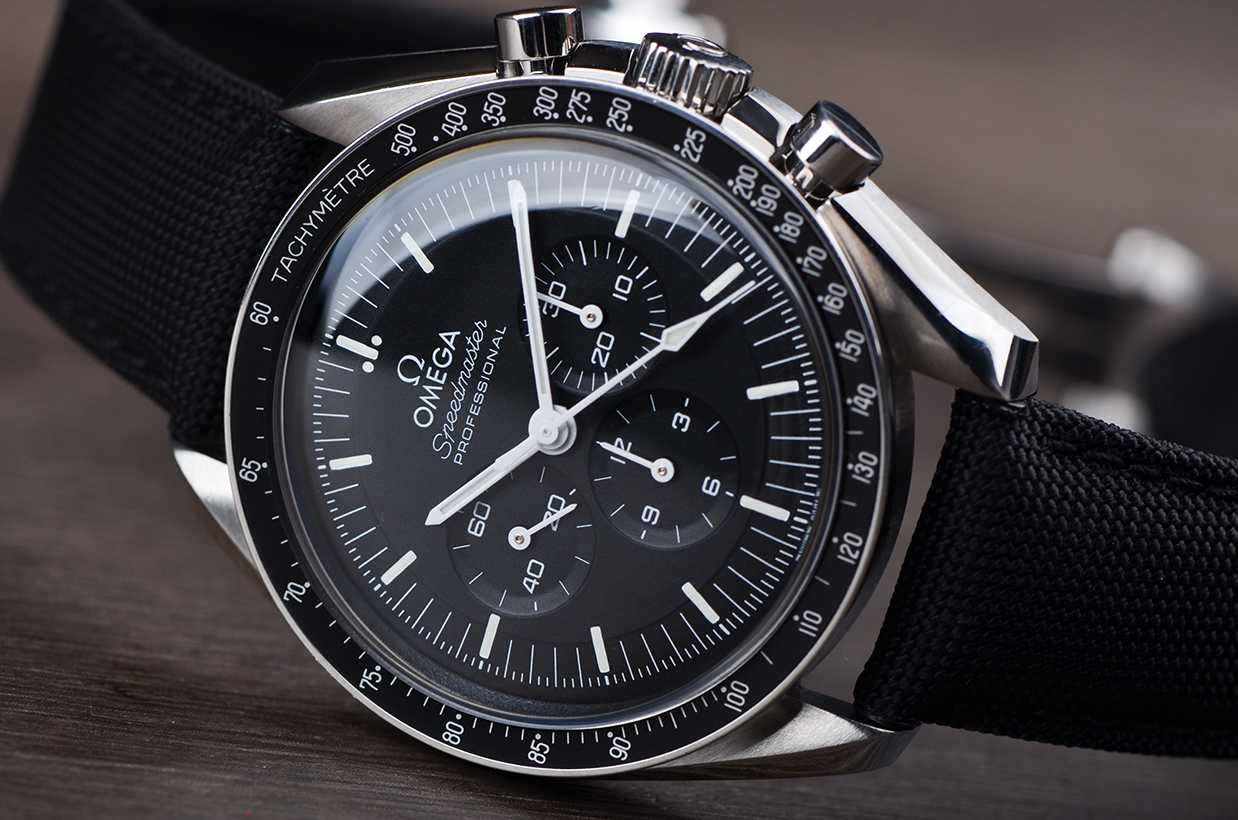 已售出【98新】欧米茄超霸3861机芯计时手上链男表310.32.42.50.01.001