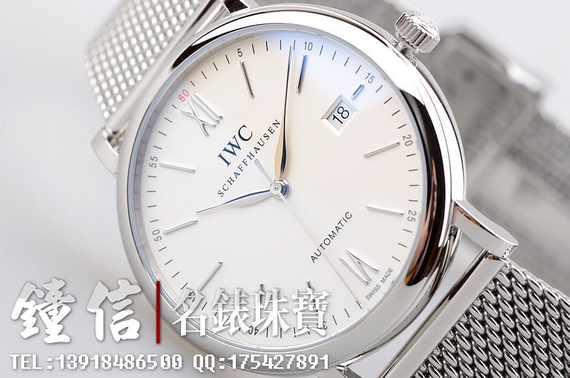 IWC万国波涛菲诺编织钢链IW356505