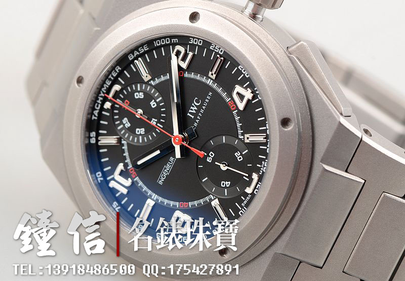 万国工程师AMG钛合金黑盘计时男表IW372503