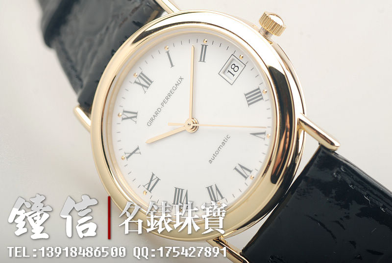 GP芝柏菲亚特18K黄金大三针