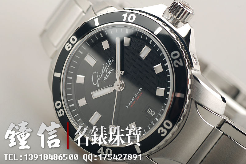 格拉苏蒂大三针37MM钢带39-21-06-03-14