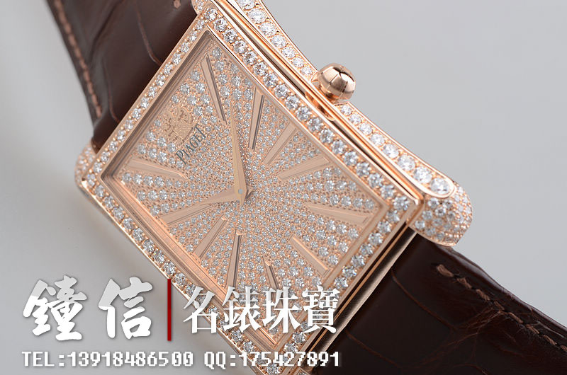 伯爵玫瑰金满天星自动机械男表GOA33076