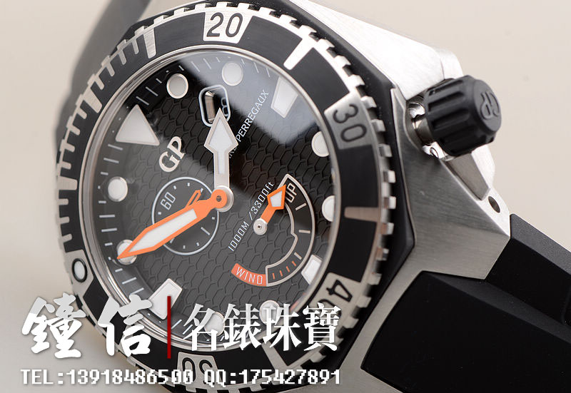 芝柏海鹰专业潜水1000M自动男表49960-19-631-FK6A