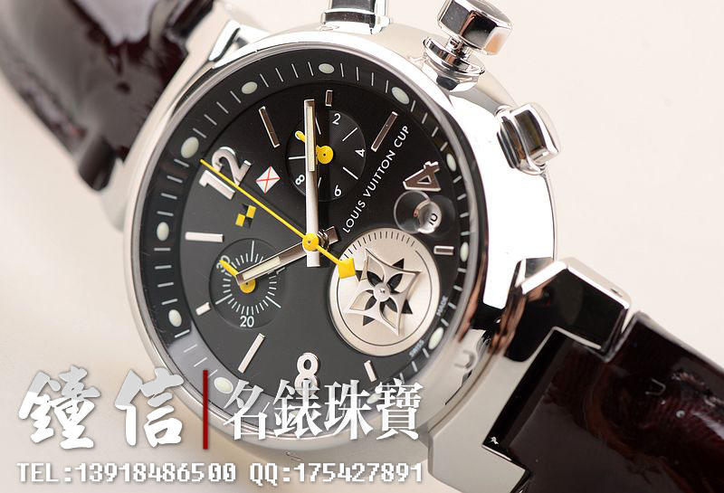 已售出【97新】路易威登TAMBOUR LOVELY CUP石英计时女表 两幅表带Q132G1