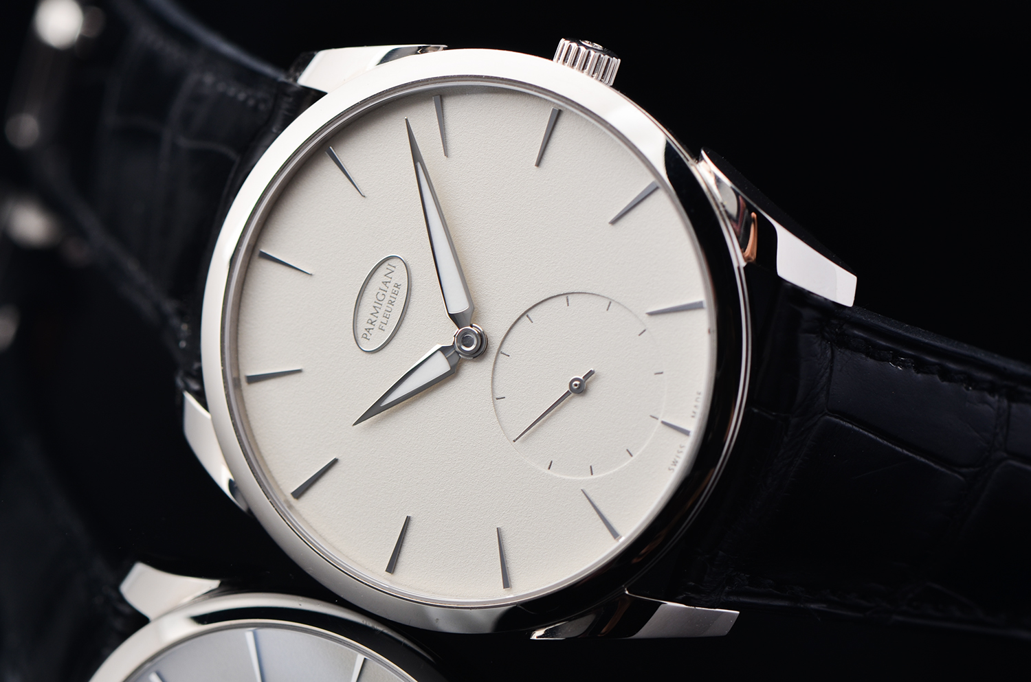 【未使用品】帕玛强尼Tonda白金小三针自动男表PFC267-1202400