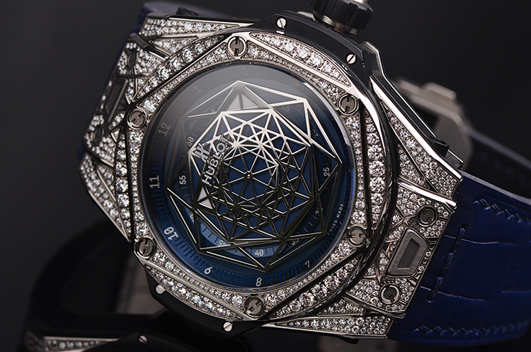 已售出【98新】宇舶大爆炸刺青钛镶钻男表415.NX.7179.VR.1704.MXM18