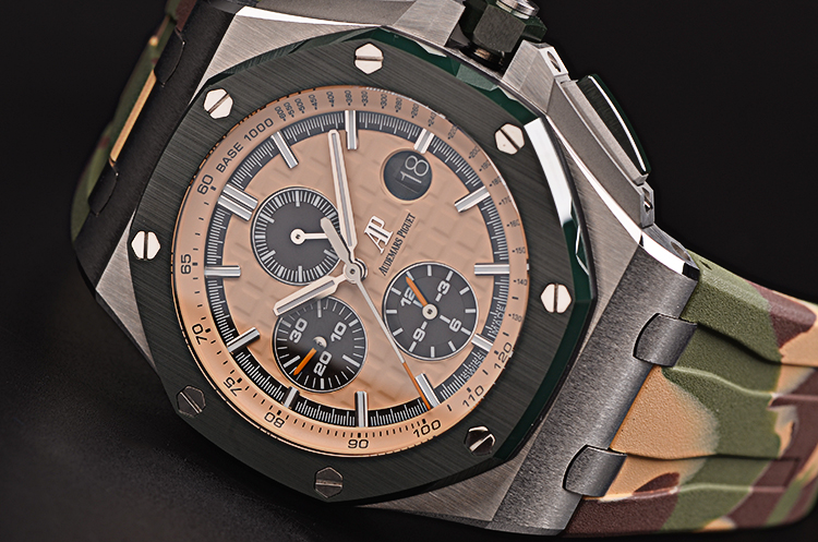 已售出【未使用】爱彼皇家橡树离岸陶瓷圈计时男表26400SO.OO.A054CA.01