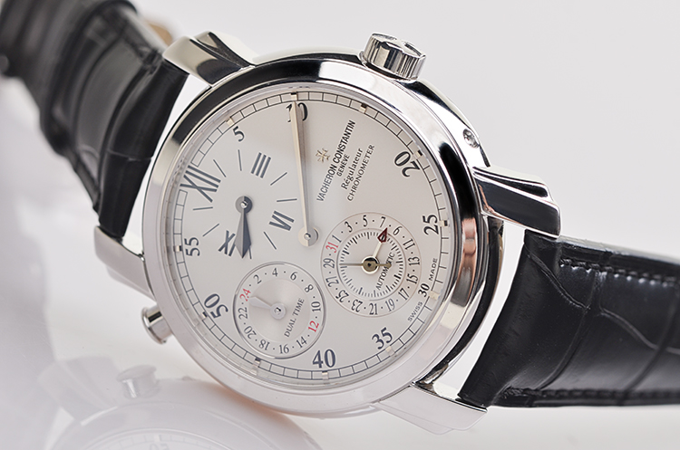 已售出【98新】江诗丹顿马耳他白金将官底规范针男表42005/000G-8900