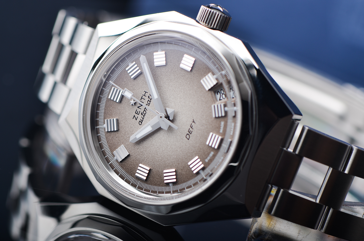 【98新】真力时A3642复刻限量棕色渐变男表03.A3642.670/75.M3642