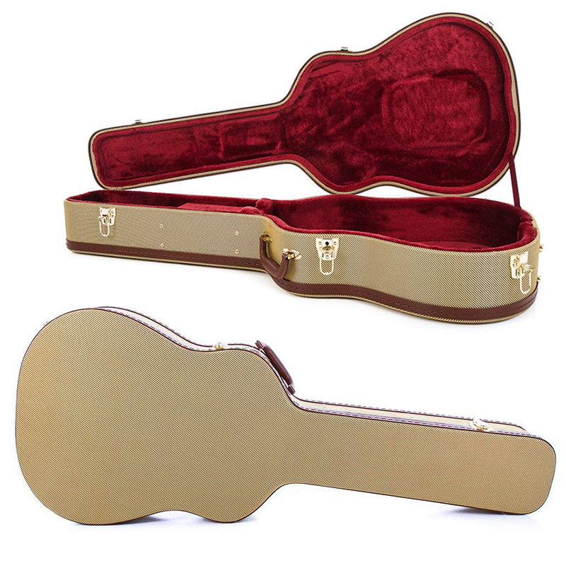 41寸黄色斜纹布民谣吉他盒