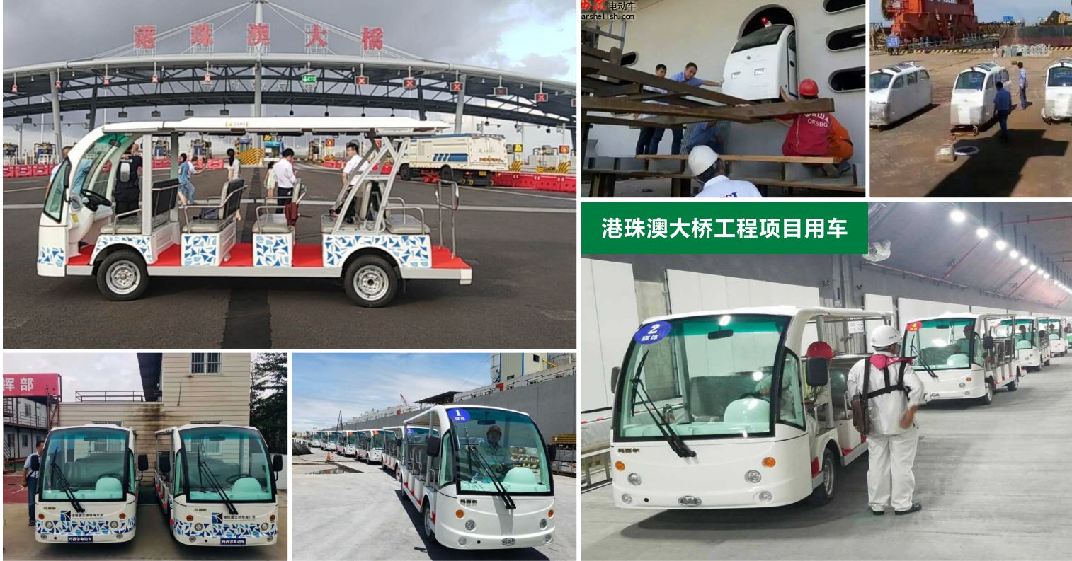 珠港澳大桥项目用电动车 