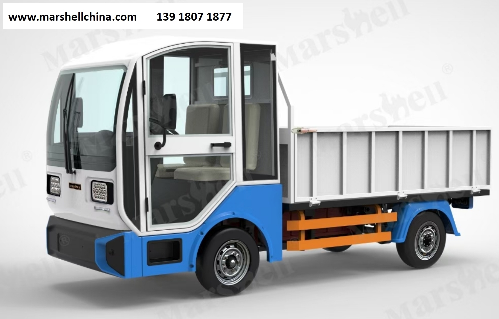 1.5吨翻斗式围栏电动驳运车