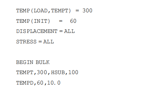 Optistruct热结构耦合分析