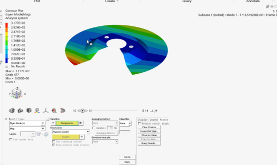 HyperMesh模态分析