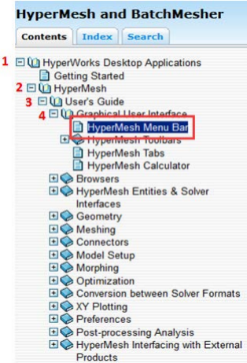 HyperWorks 帮助文件常见问题的帮助查找_Altair帮助文档