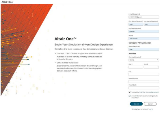 Altair One 软件安装程序下载指南Altair官方文档