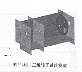 三维转子系统模型