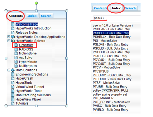 HyperWorks 帮助文件使用示例_Altair帮助文档