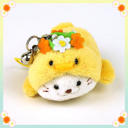 Sirotan Town海豹小鸡花环款6厘米手机挂件