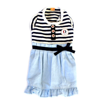 日本PET PARADISE 宠物漂亮花束款PB系列条纹连衣裙