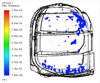 通过欧拉液膜模型预测并优化车灯结霜