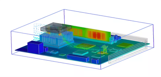 电子产品外壳的温度分布
