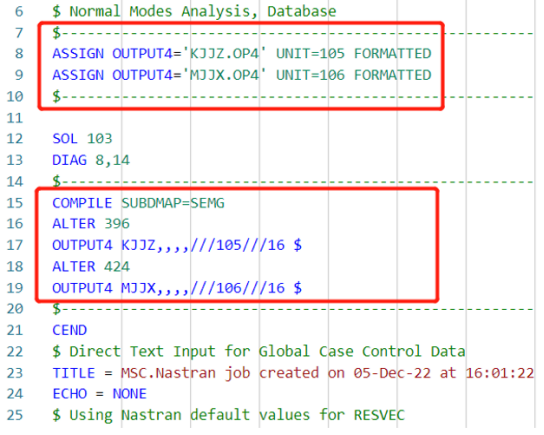 MSC Nastran计算过程数据提取和使用方法