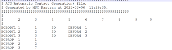 设计仿真MSC Nastran自动接触定义介绍