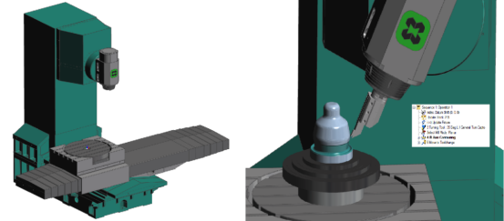 支持MTM类型铣车复合设备